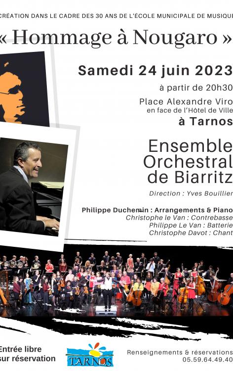 Concert Hommage à Nougaro Tarnos