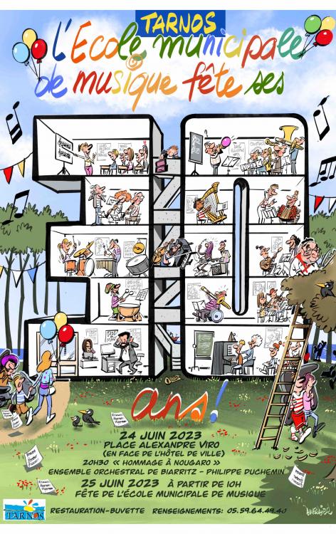 Fete ecole musique Tarnos 30 ans