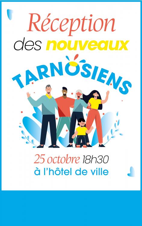 Réception en l'honneur des nouveaux Tarnosiens le 22 septembre 2023 à 18h30